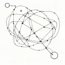 invisble string theory tattoo design idea