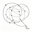 invisble string theory tattoo design idea