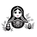 Nesting Doll tattoo design idea