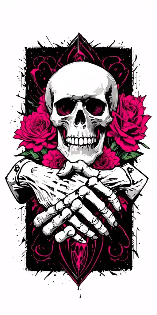 memento mori memento vivere skeleton hand shakes human hand pink floyd tattoo design idea