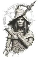 mummy 2017 movie witch runes tattoo design idea