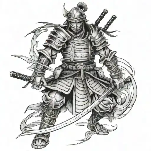 ronin warrior tattoo design idea