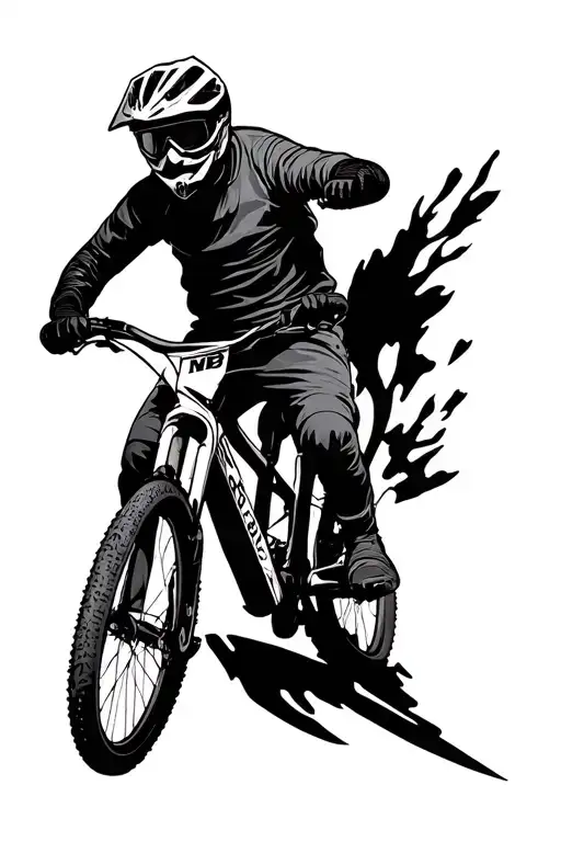 mtb tattoo design idea