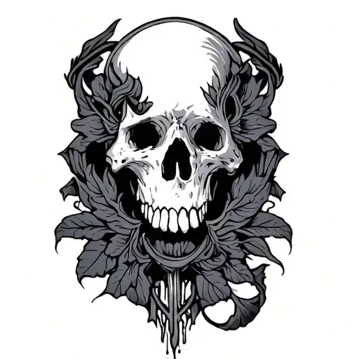 Genital tattoo design idea