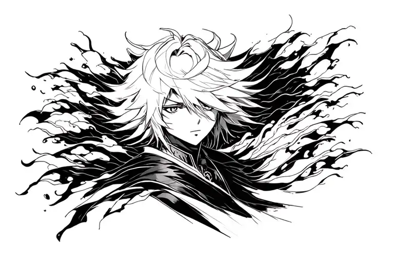 Bleach anime tattoo design idea