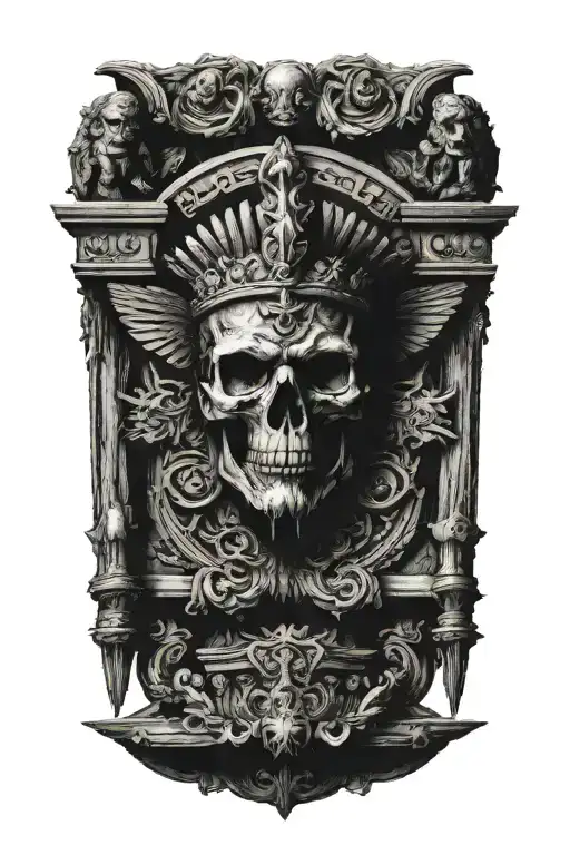 Roman empire tattoo design idea