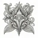 Vaginal tattoo design idea