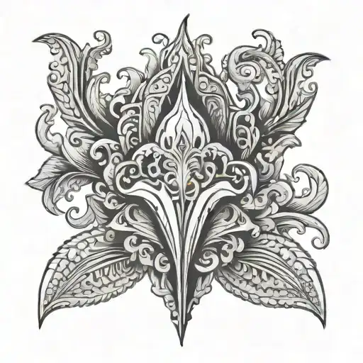 Vaginal tattoo design idea