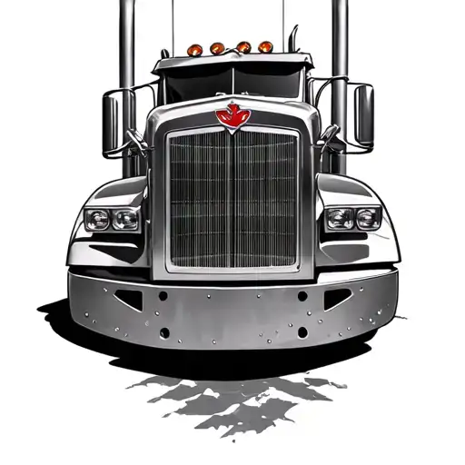 Peterbilt tattoo design idea