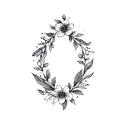 Wedding Anniversary tattoo design idea