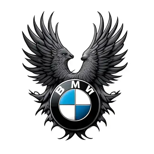 Bmw logo tattoo design idea