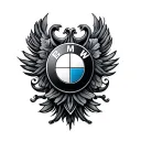 Bmw logo tattoo design idea