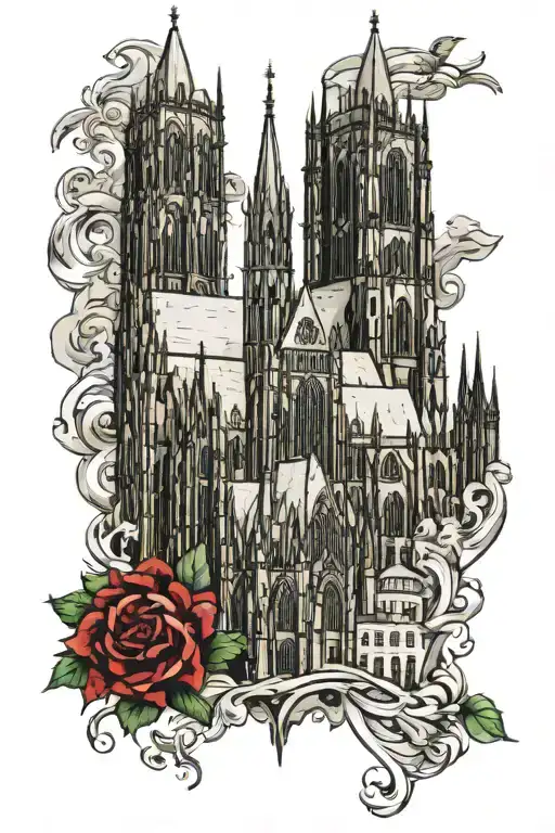 cologne cathedral tattoo design idea