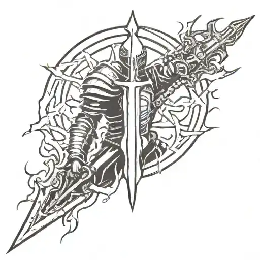 Dark Souls tattoo design idea