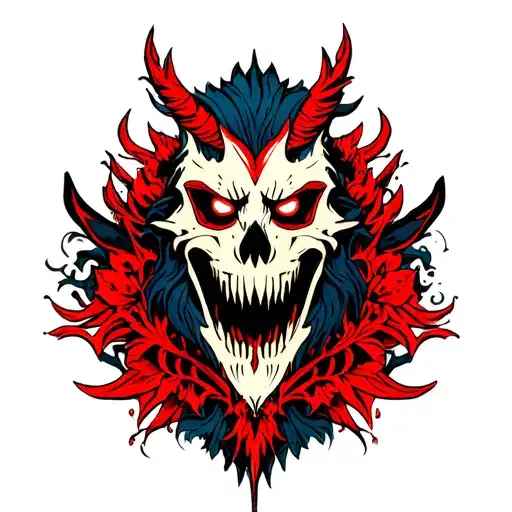 belial tattoo design idea