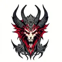 belial tattoo design idea