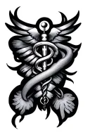 medicine tattoo design idea