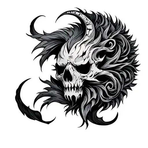 belial tattoo design idea