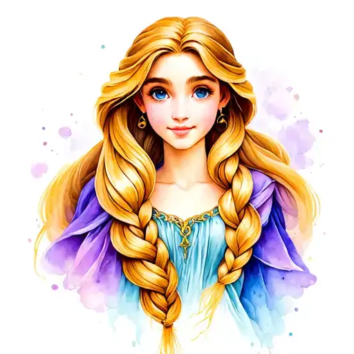 Rapunzel's braid tattoo design idea