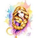 Rapunzel's braid tattoo design idea