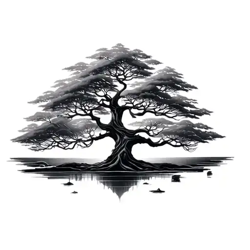 Bodhi Tree tattoo design idea