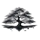 Bodhi Tree tattoo design idea