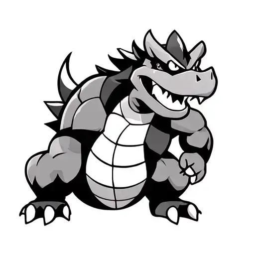 bowser tattoo design idea