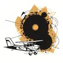 cessna 172 tattoo design idea