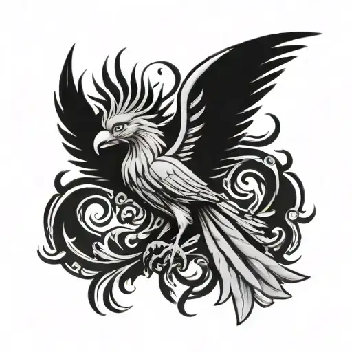 Liver Bird tattoo design idea