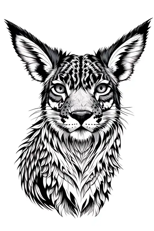 Australian animals native tattoo design idea