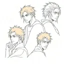 squad bleach tattoo design idea