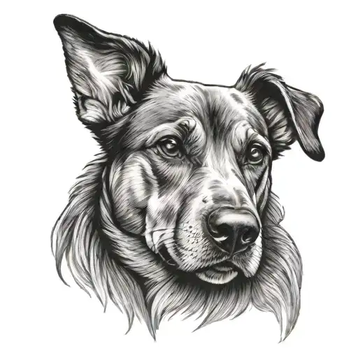 dog memorial tattoo tattoo design idea