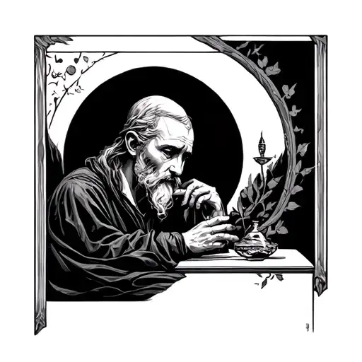 the alchemist by paulo coelho tattoo design idea