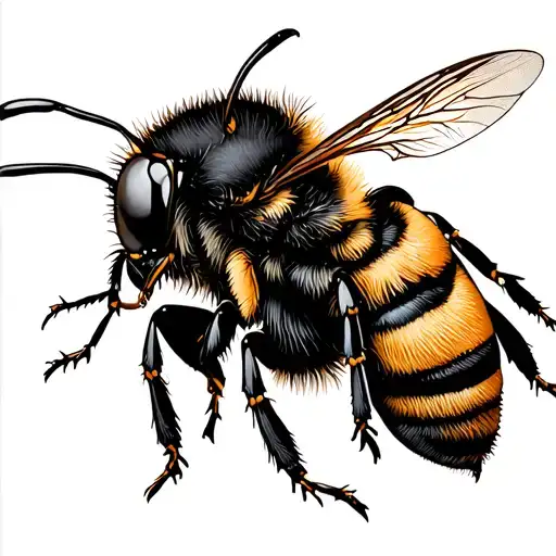 Queen Bee tattoo design idea