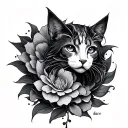 Cataleya tattoo design idea