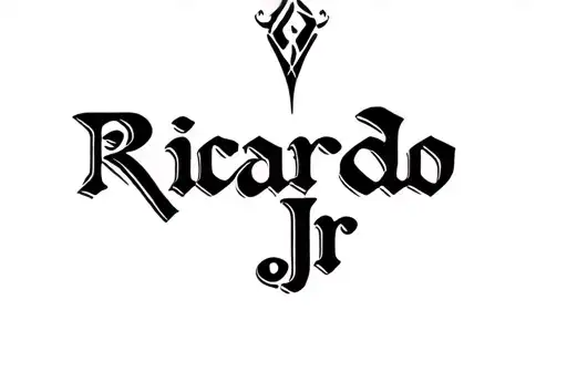 "Ricardo Jr" tattoo design idea