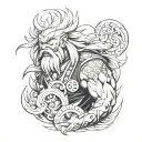 Jiraiya tattoo design idea