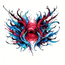 Rib tattoo design idea