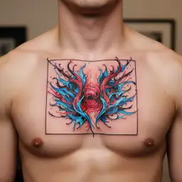 Rib tattoo design idea