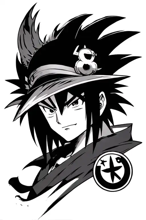 based on anime characters and symbols . Anime to use: One Piece, Dragon ball, Bleach, Fairy tail tattoo design idea