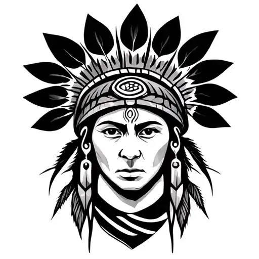 Mapuche tattoo design idea