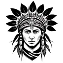 Mapuche tattoo design idea