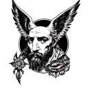 saint peter tattoo design idea