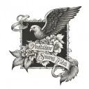 psalm 27:1 tattoo design idea