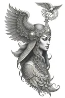 isis goddess tattoo design idea