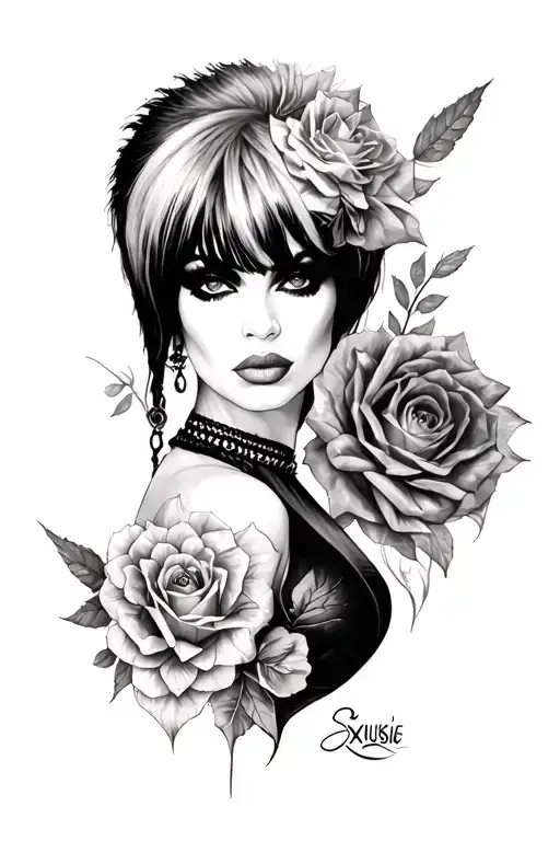 siouxsie and the banshees  tattoo design idea