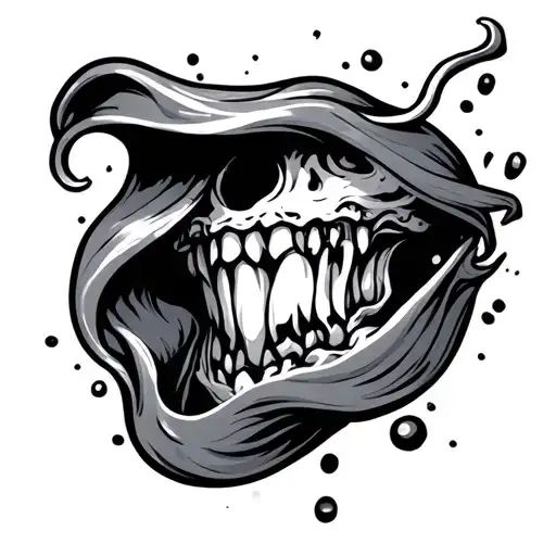 Oil game tattoo design idea