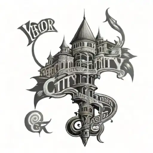 ybor city downtown cigar city tattoo design idea