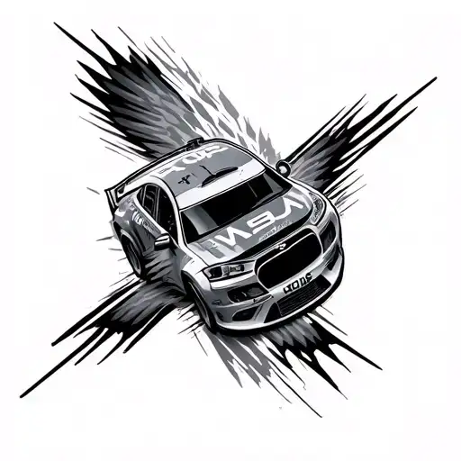 Nascar tattoo design idea