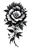 floral design tattoo design idea